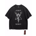 American Style Rivet Short manches lourdes T-shirt Loose Fit