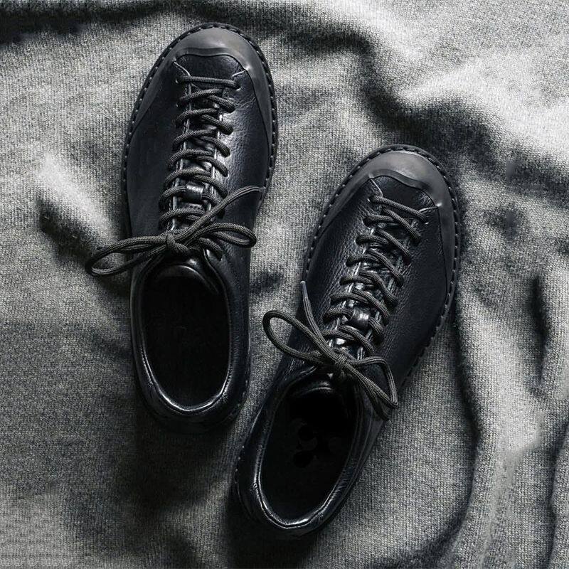 Chaussure en cuir retro pour hommes