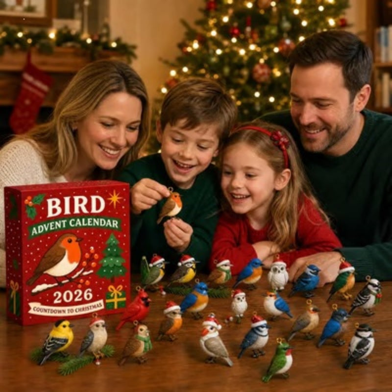 Calendrier de l'Avent sur le thème des oiseaux