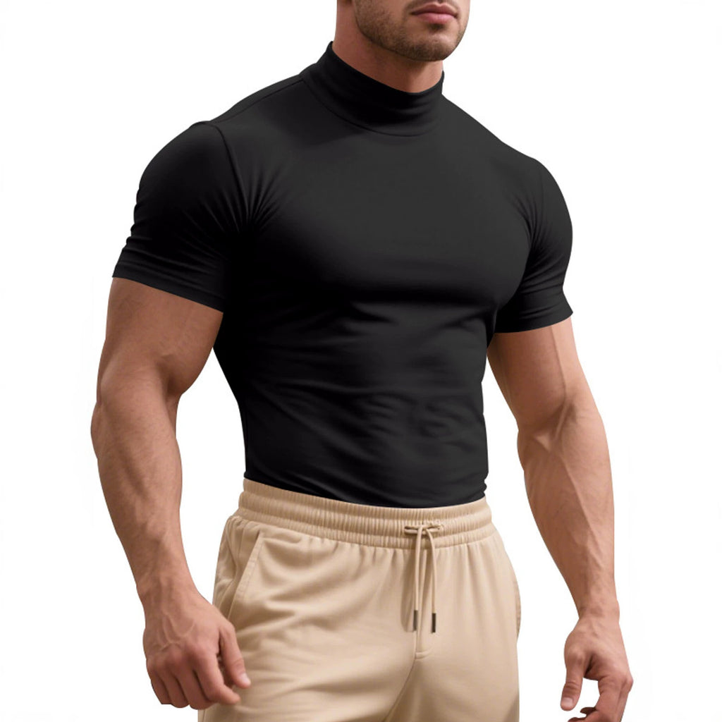 T-Shirt à manches courtes pour hommes à col court
