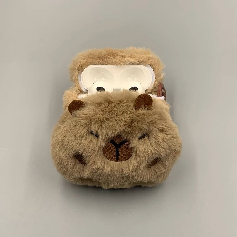 Manches d'oreilles en peluche en trois dimensions Cute Capabala