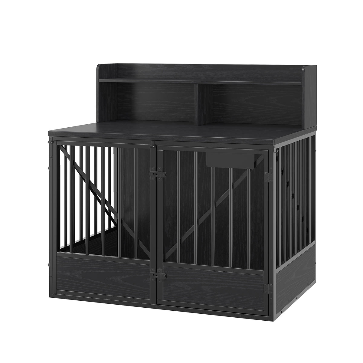 Crate de chien grande capacité multifonctionnel Spacieuse Kennel de Top Pet avec 2 Compa de stockage ouvert