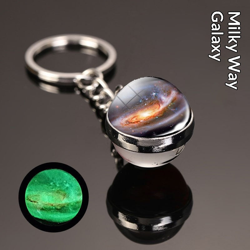 Porte-clés Cosmique Starry Sky Crystal