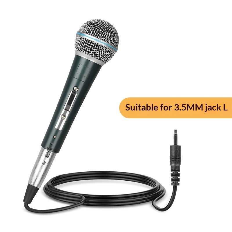 Maison Professionnelle Karaoké Et Stage Ordinateur Enregistrement Dynamique Métaux Microphone filaire