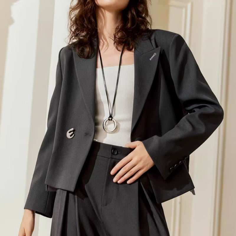 Blazer casual de style français pour femmes