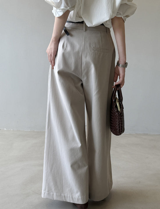 Fall Pantalon à la mode coréenne et casual à large échelle
