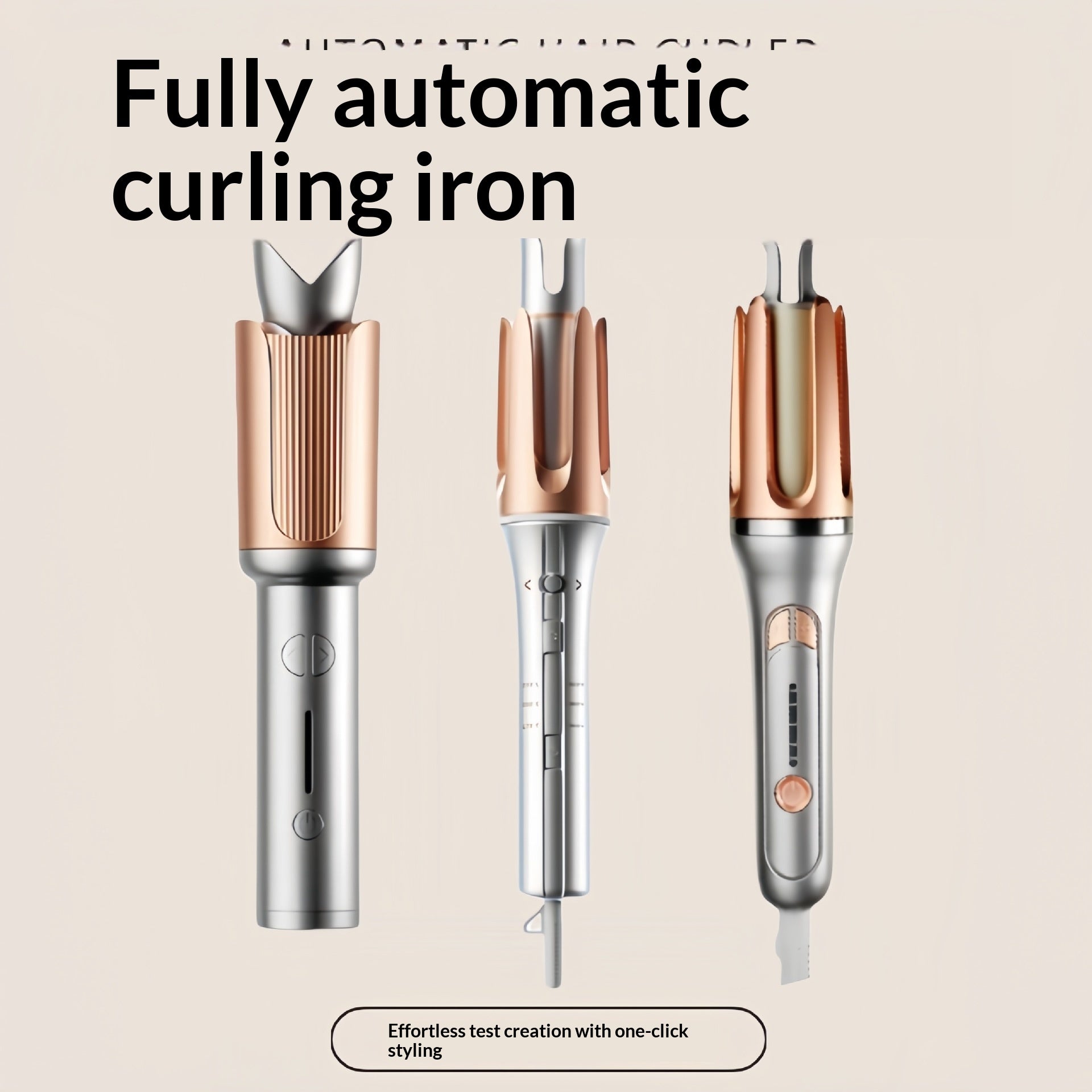 Portable Hair-Curling Gadget Entièrement automatique Curling Iron