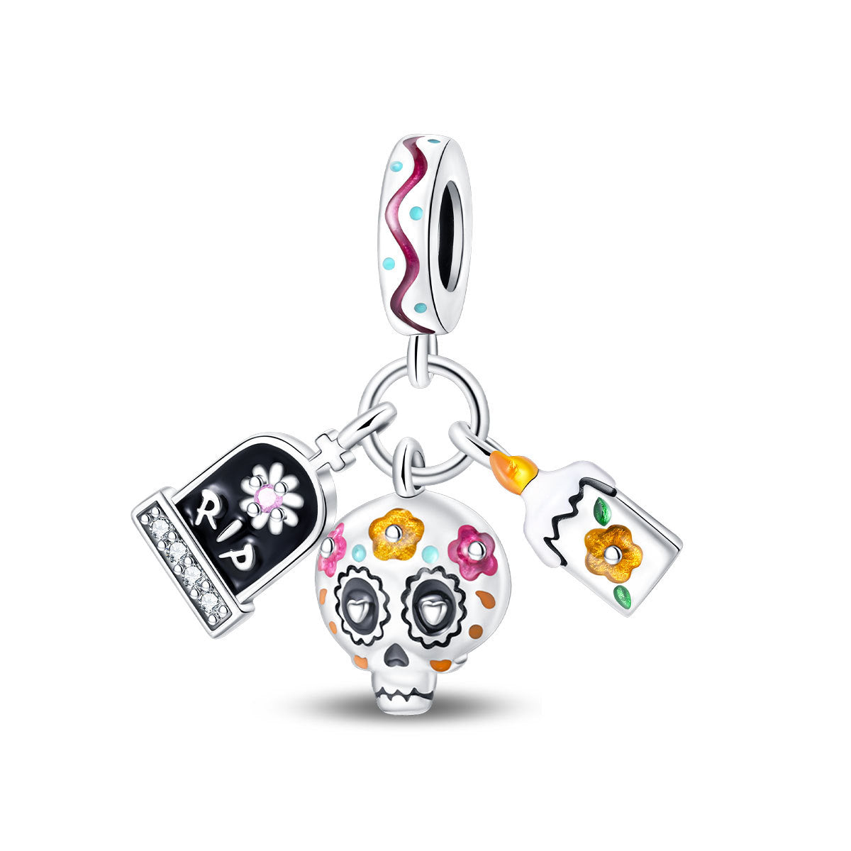 Halloween Skull Bricolage perles bracelet Accessoires