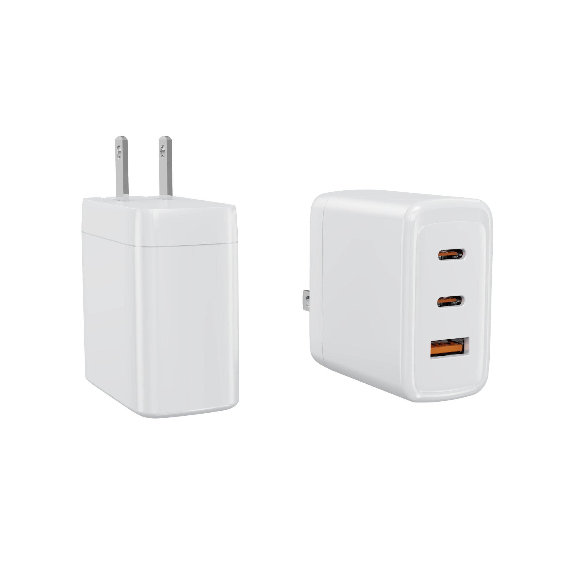 Chargeur à charge rapide à trois ports Gallium Nitride