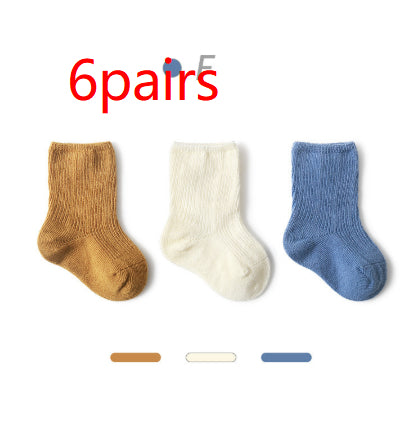 Bébé Style d'automne Chaussettes de jambe non étanches Couleur pure