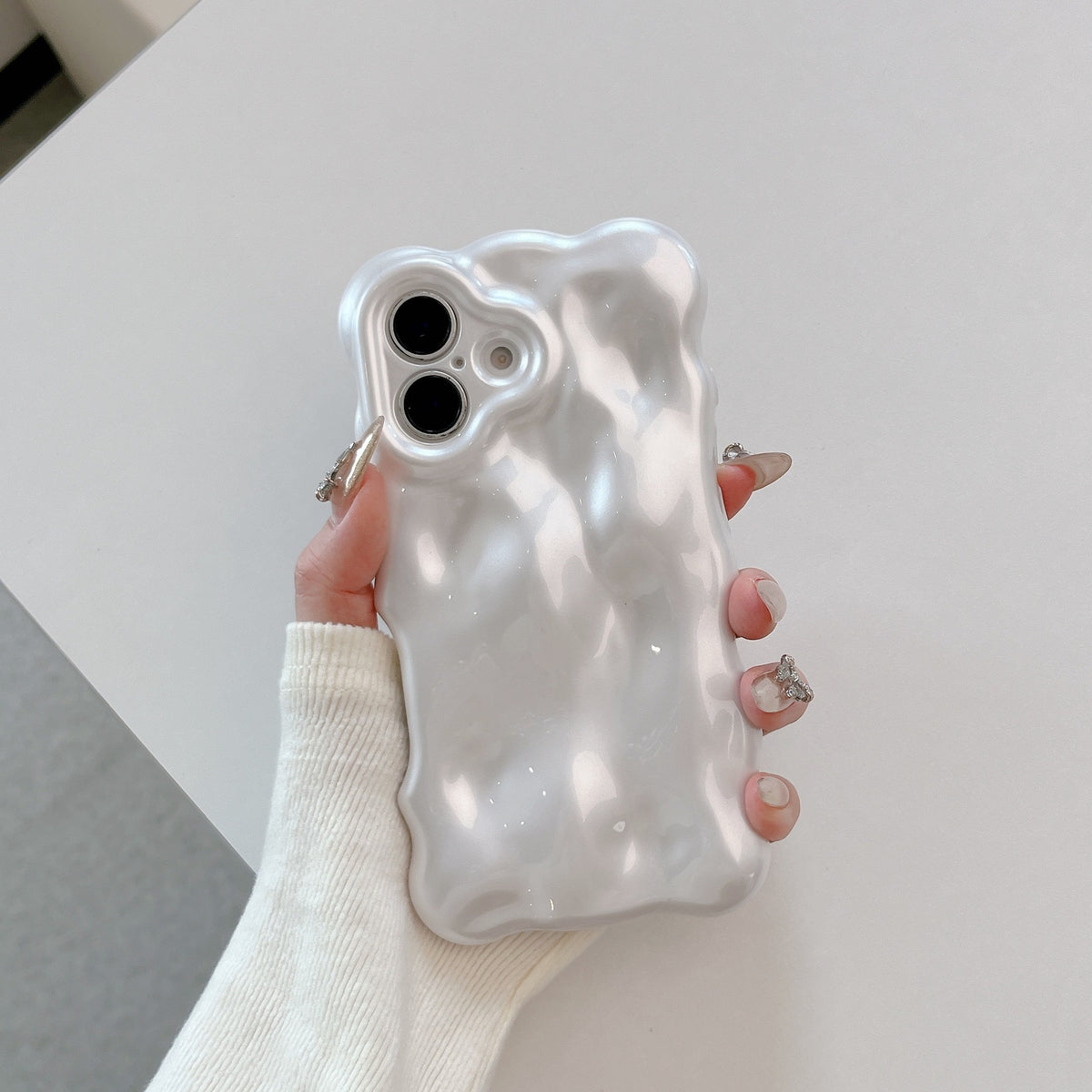 Niche Advanced Sense Plating Shell Cas de téléphone applicable