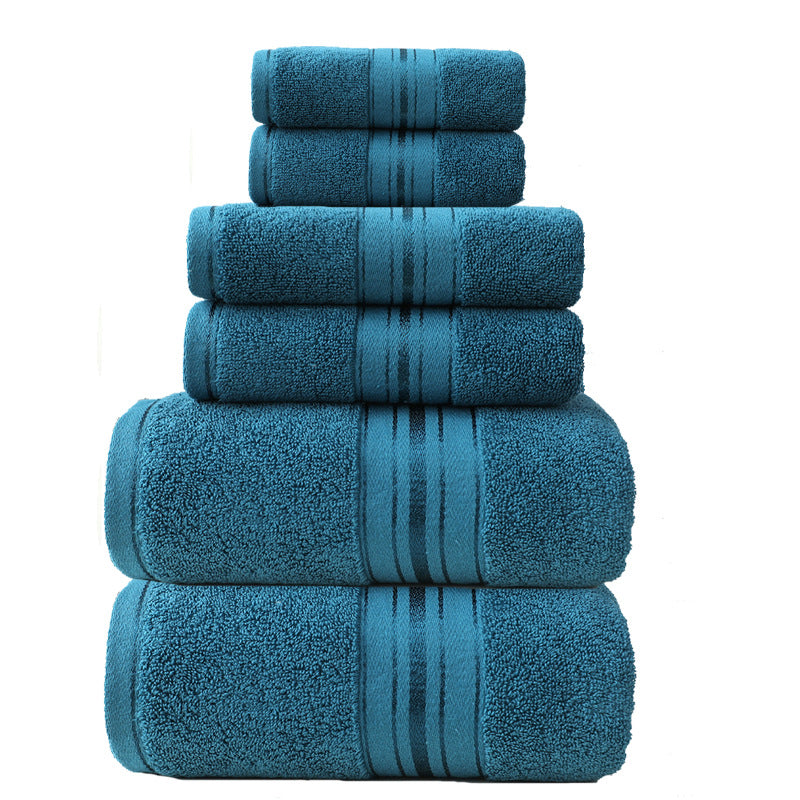Solid color cotton sateen square bath towel