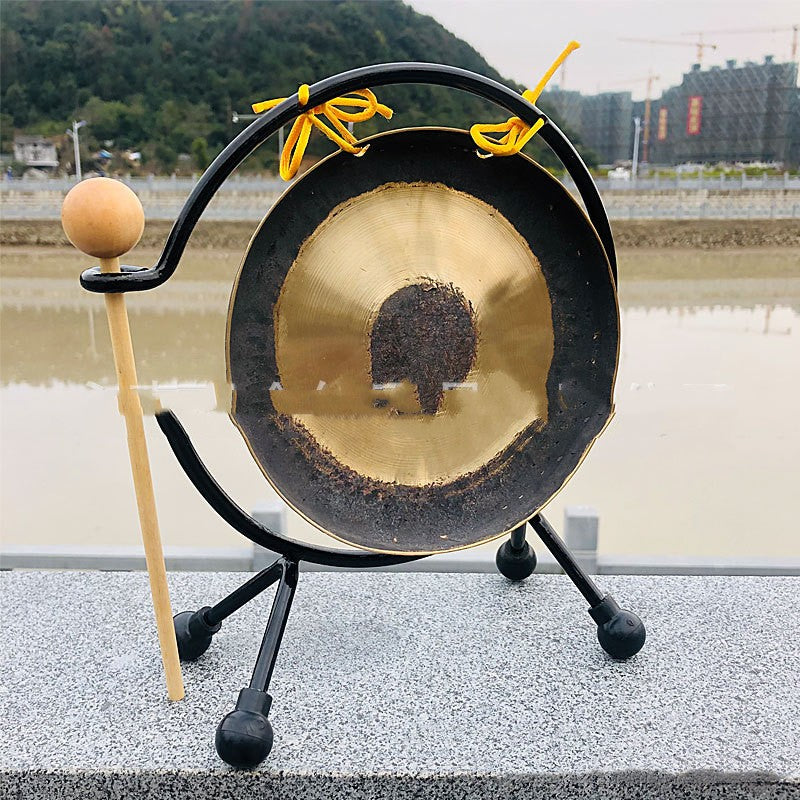 Diamètre 16CM avec cadre Copper Gong Matériel de musique de maternelle