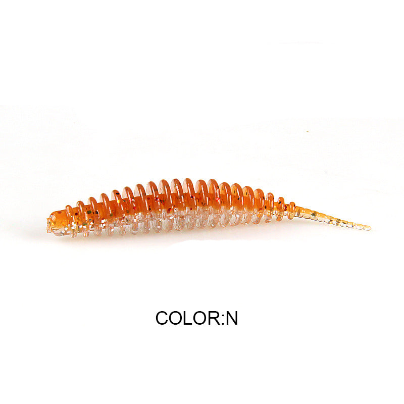 Micro Luer Soft Lure Soft Worm Fishing Topmouth Culter Mandarin Fish Weever Lure