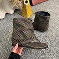 Plateforme de string pour femmes Bottes Gladiator Ankle