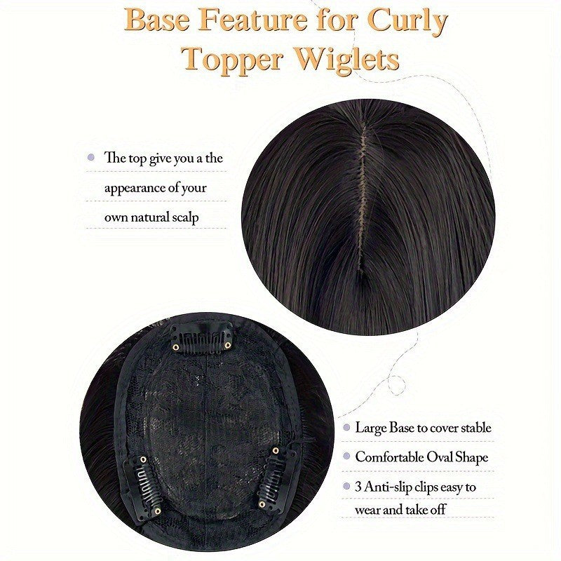 Ombre Figure-huit Bangs Fibre synthétique Long Curls