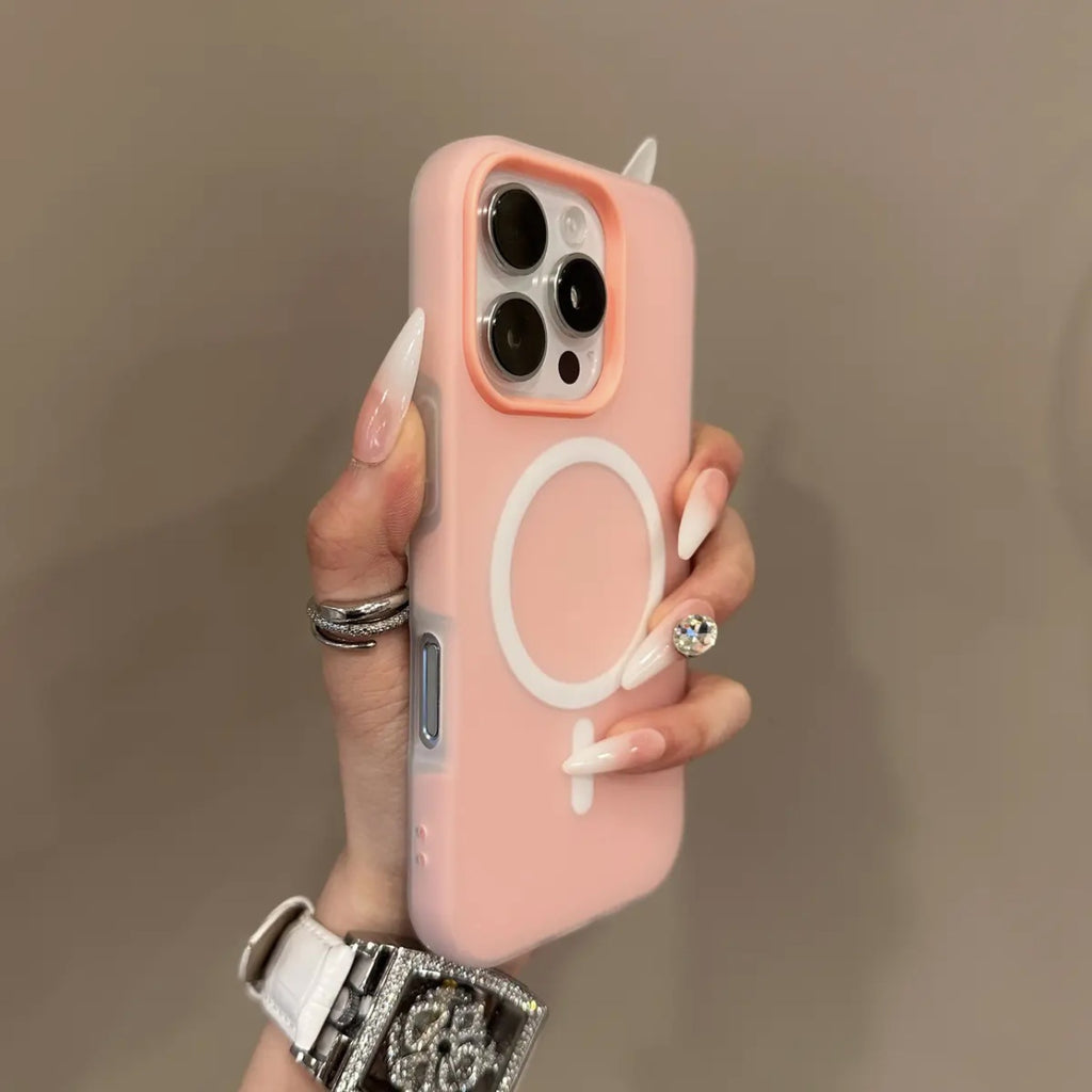 Cas de téléphone magnétique Skin-feel Minimalist