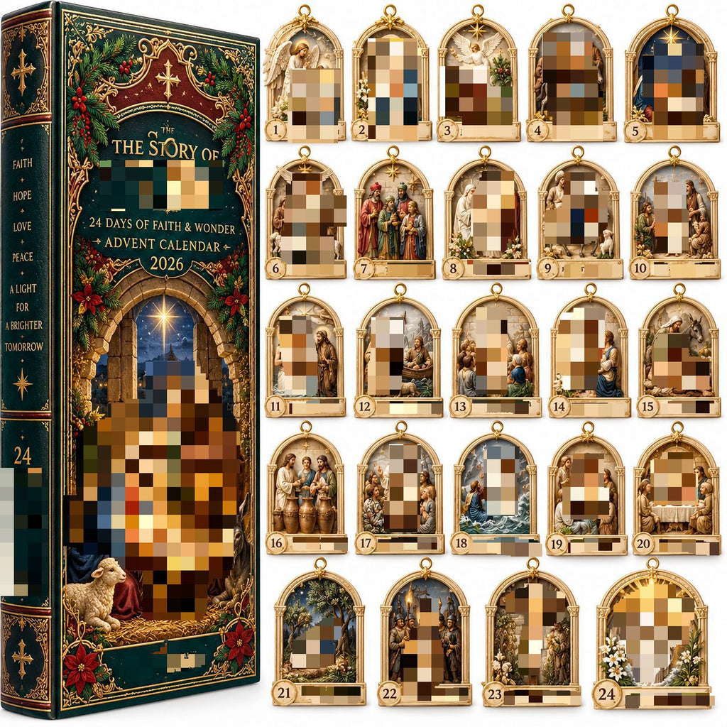 Série de caractères Calendrier de l'avent Boîte aveugle