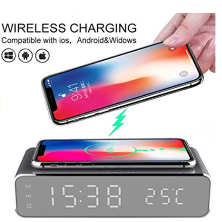 Horloge d'alarme Thermomètre de recharge sans fil