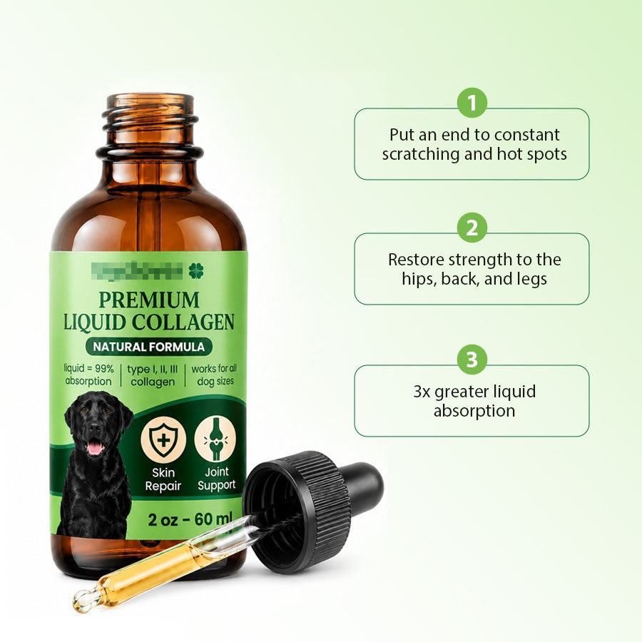 Sérum de collagène exclusif pour animaux de compagnie 60ml