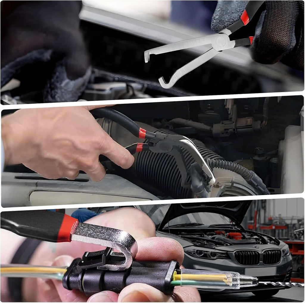 3x Connecteur électrique Déconnecter pinces pour voitures Automotive Plug Removal Tool