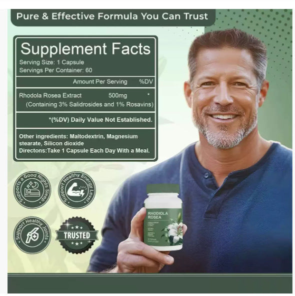 60 Ginseng Rouge Rose Capsules