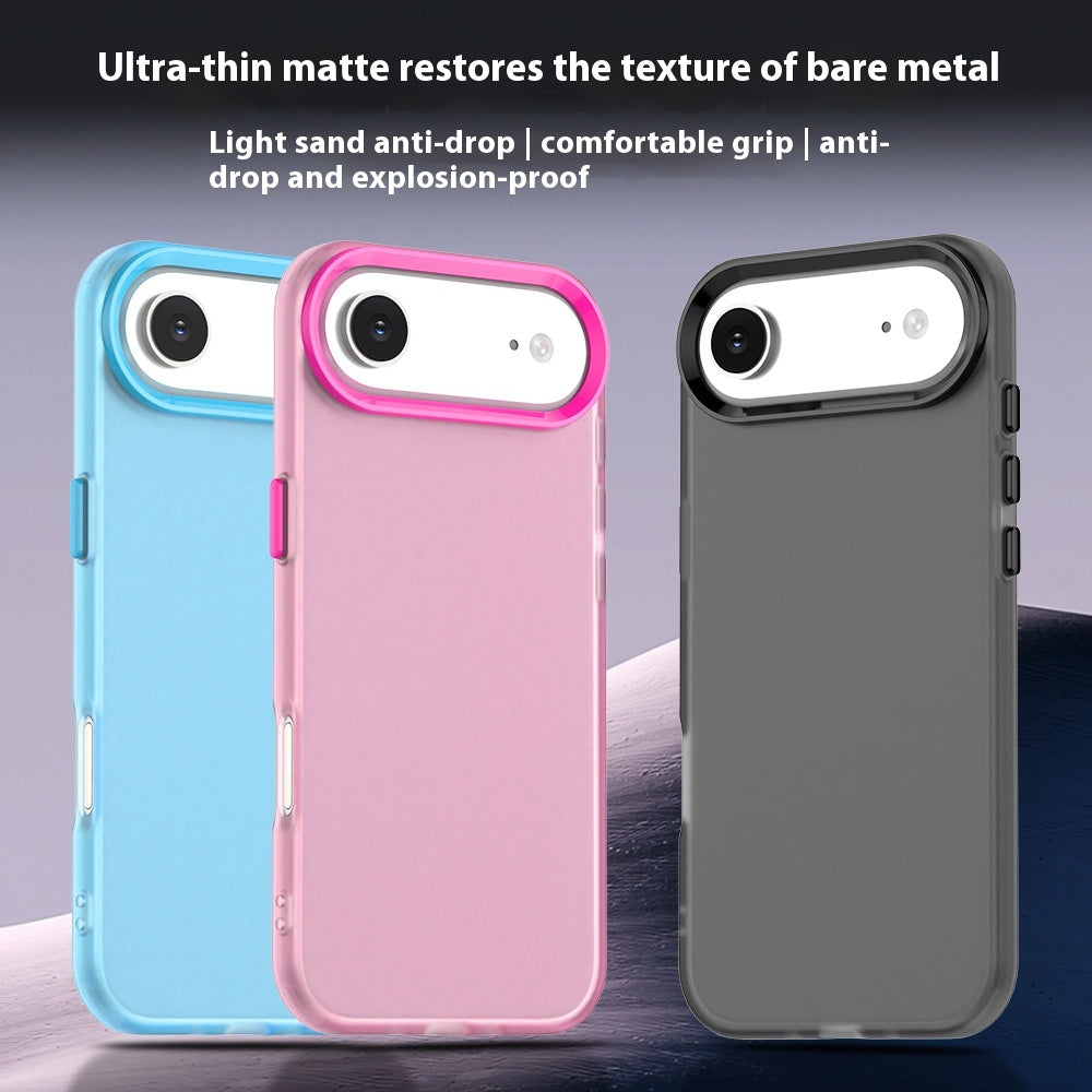Airbag Anti-chute Candy Skin Feeling Frosted Phone Case