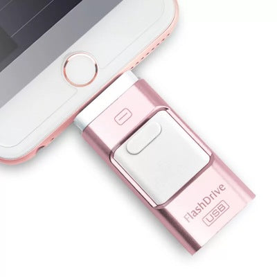 Trois en un disque flash USB OTG pour ordinateur et téléphone mobile