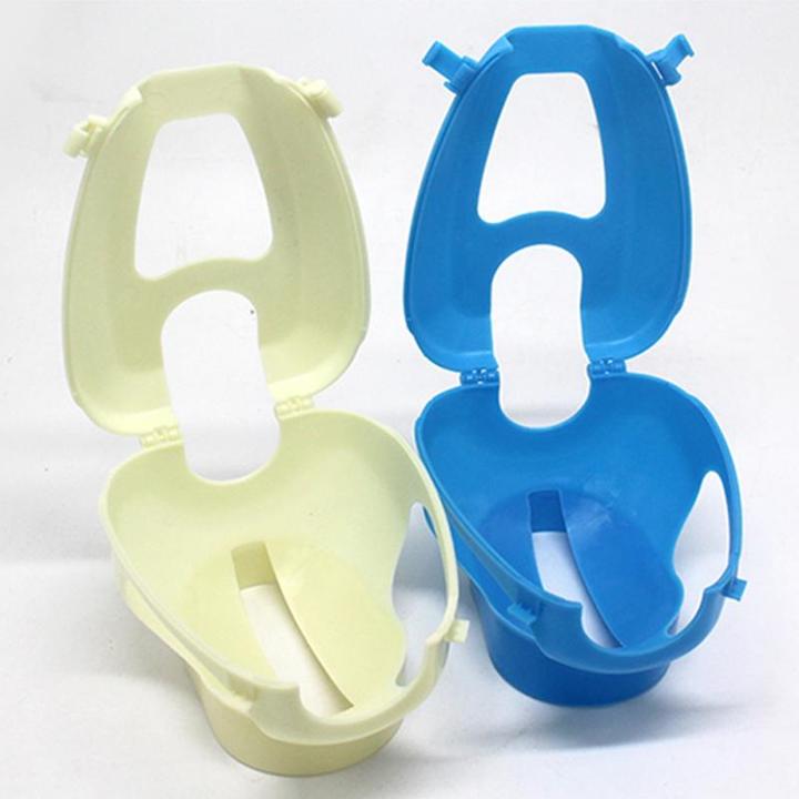 Pigeon de course en plastique support facile Bird rack à cadre fixe médicament nourrisseur bleu clair
