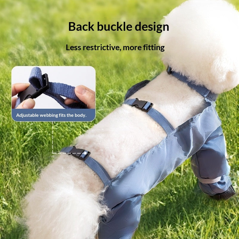 Pantalon plein corps simple et polyvalent avec un bavoir intégré pour usage extérieur étanche, stain-re