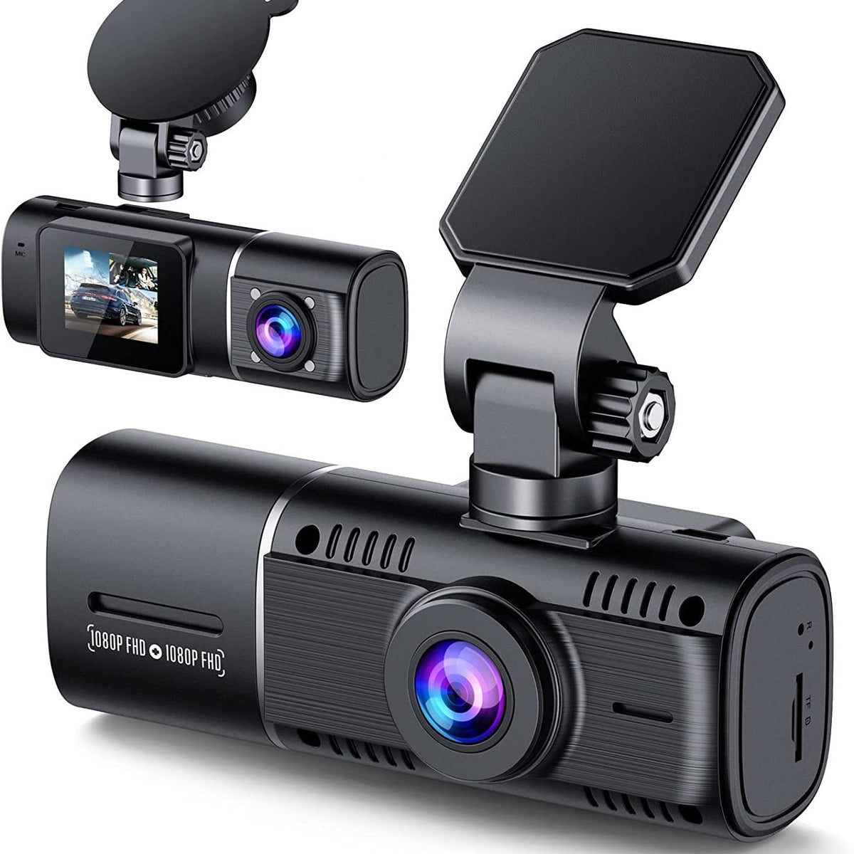 Driving Recorder Caméra de voiture Double enregistrement Surveillance de stationnement Infrarouge vision nocturne Ul