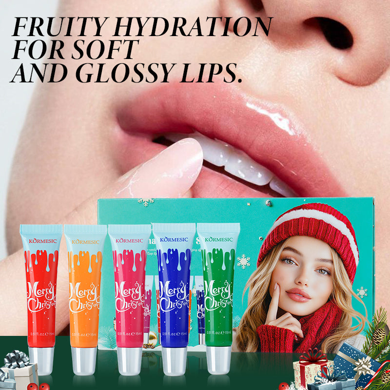 KORMESIC gel à lèvres de Noël set exclusivement pour le commerce extérieur 15ml-15ml-15ml-15ml