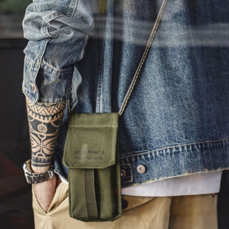 Ma Deng Workwear M16 Army Green Petit sac à épaule pour les opérations sur le terrain