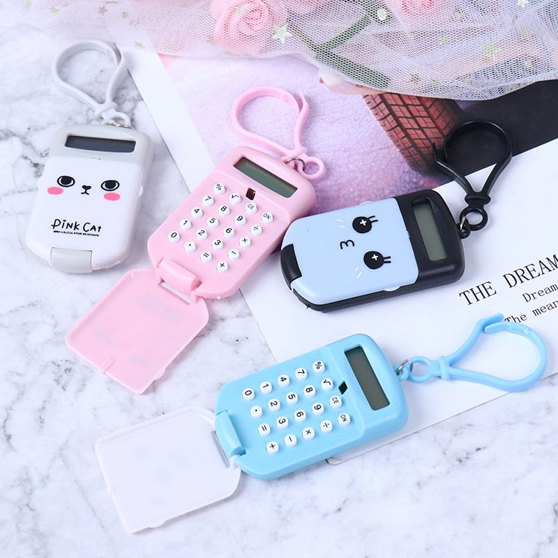 Mini calculatrice créative en forme de cookie