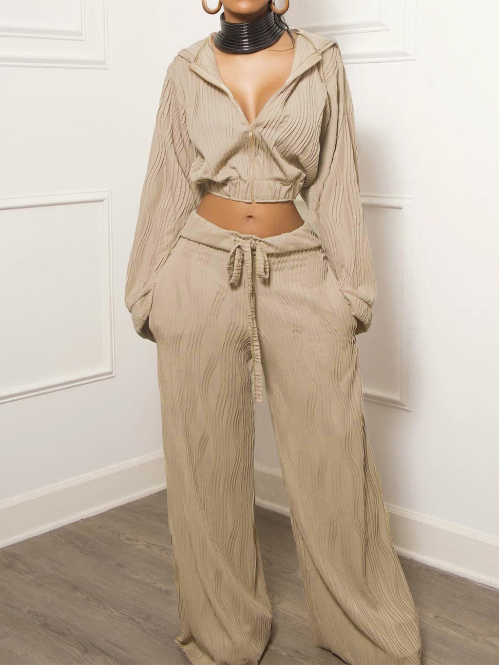 Pantalons à jambes larges
