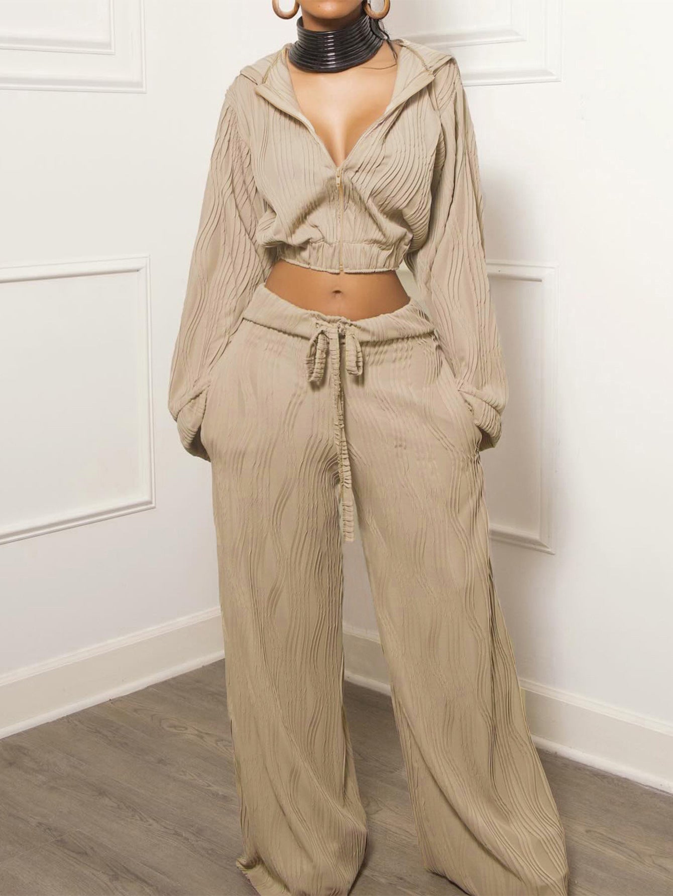 Pantalons à jambes larges