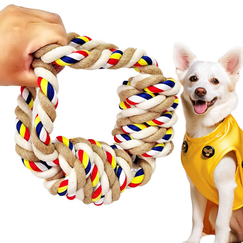 Jouet de chien de carotte tressé résistant à l'ingéniosité