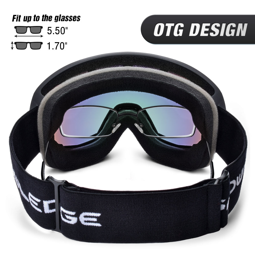 Lunettes de ski anti-fog double couche