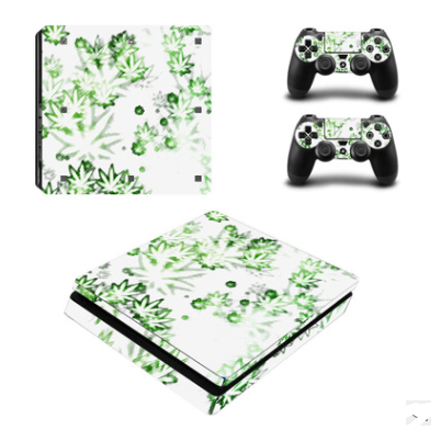 PS4 Slim jeu machine autocollant protection film PVC matériau ne joue pas ceinture de bulle d'air b