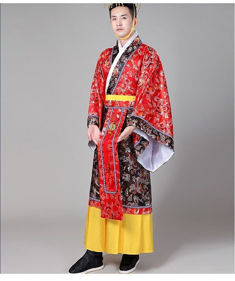 Costume antique de l'empereur de la dynastie Tang