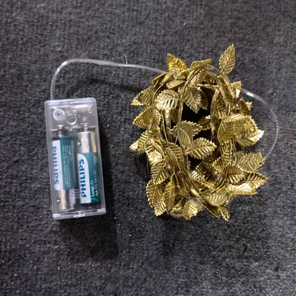 Décoration de Noël LED Golden Leaf Light