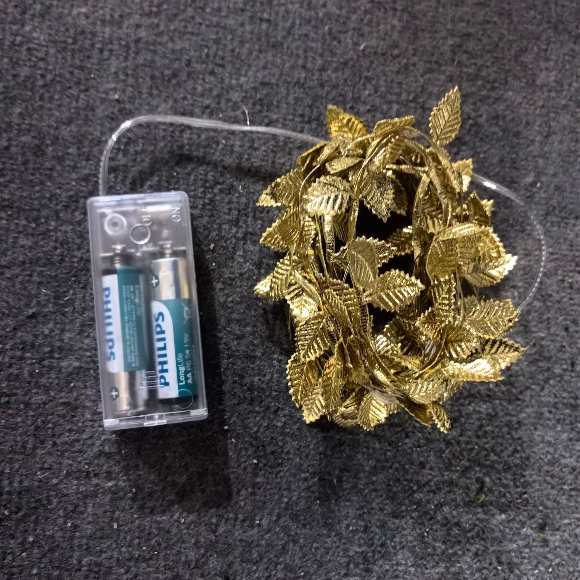 Décoration de Noël LED Golden Leaf Light
