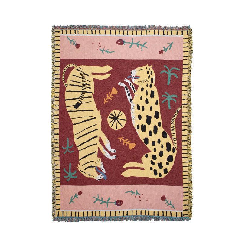 Artist Tapestry Creative Canapé Blanket Personnalisé lancer décoratif