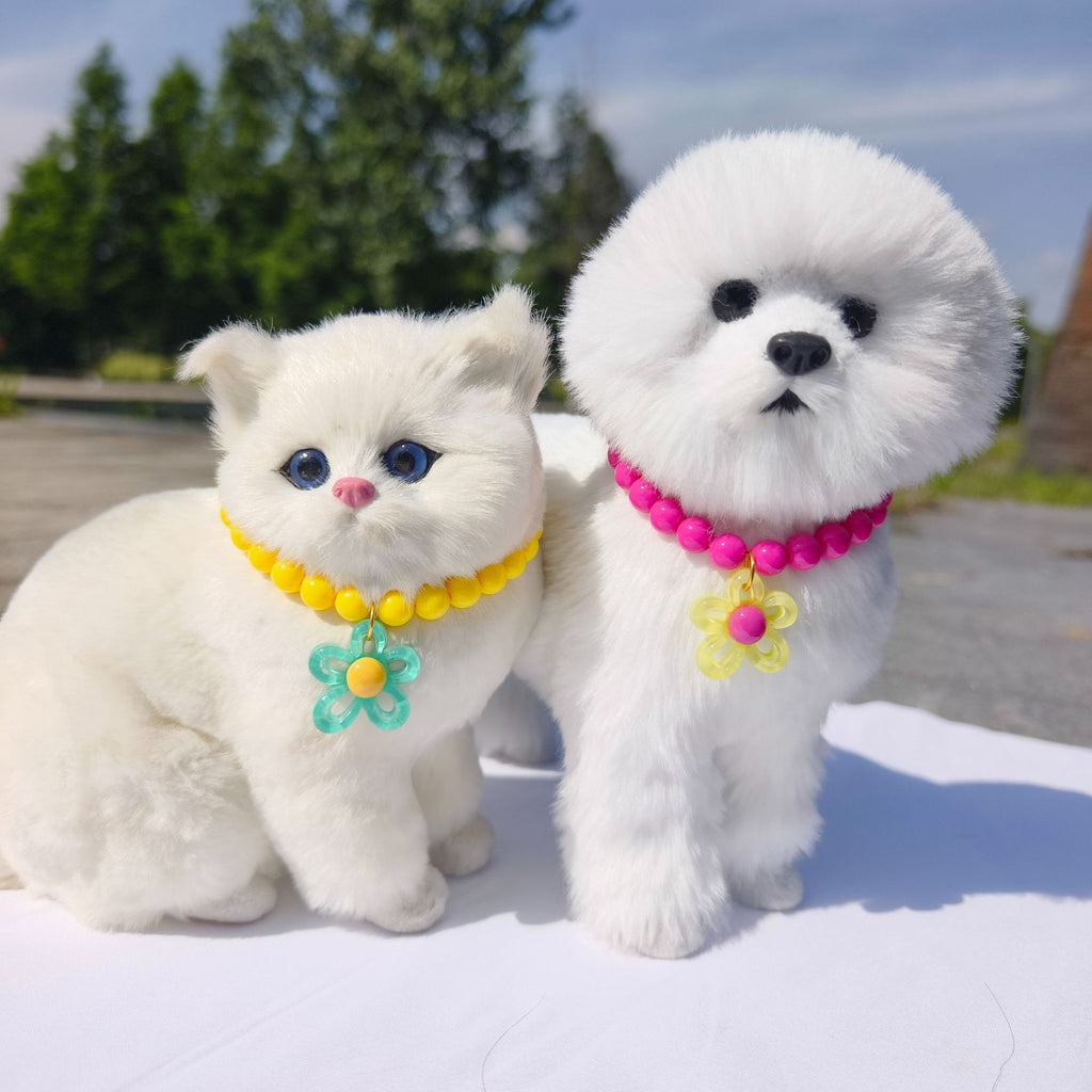 Collier dopamine perle de fleurs