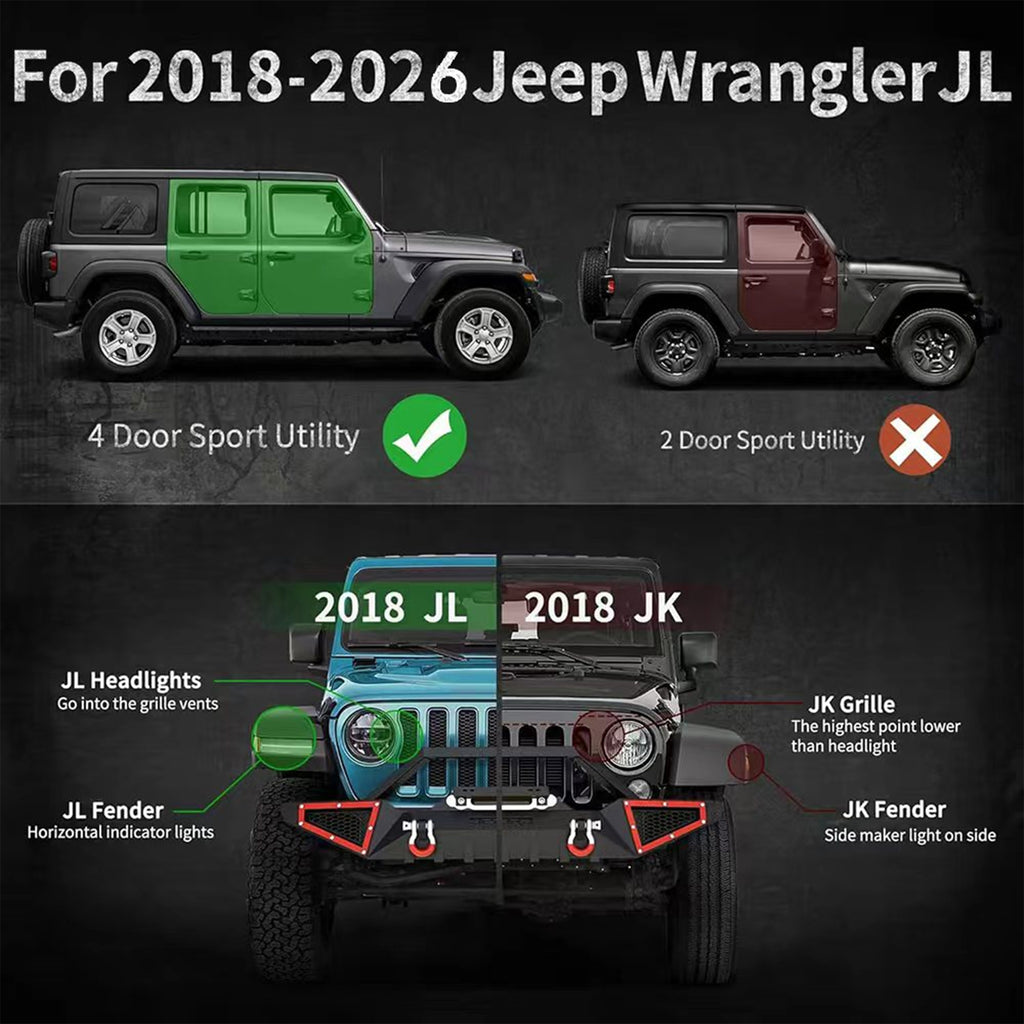 Conseils d'administration pour 18-26 Wrangler JL