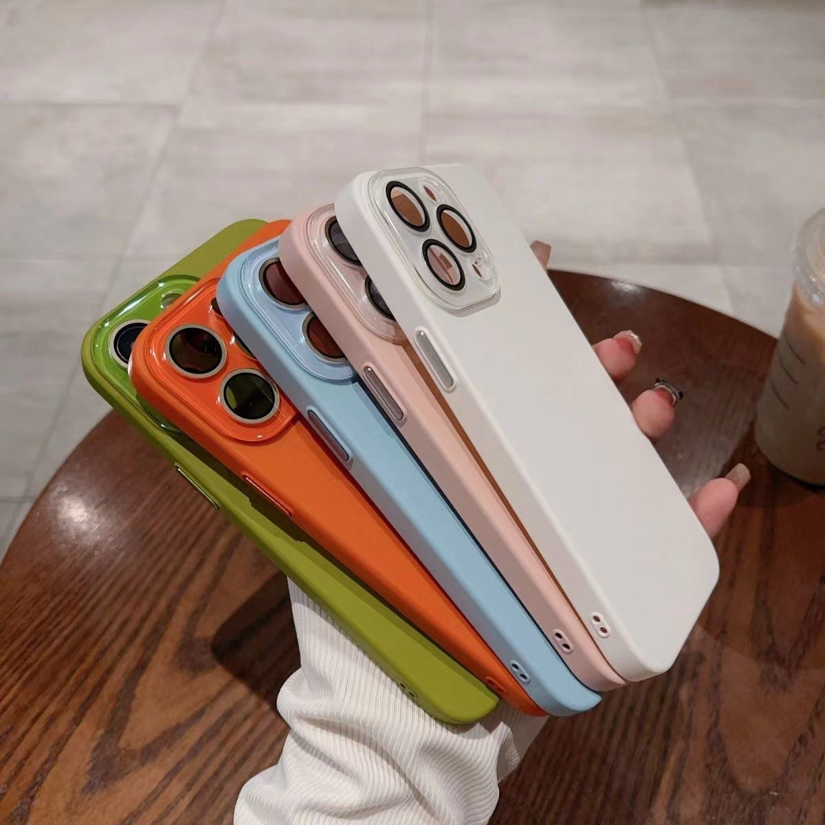 Simple avocat gradué avec boîtier téléphonique Lens Protector