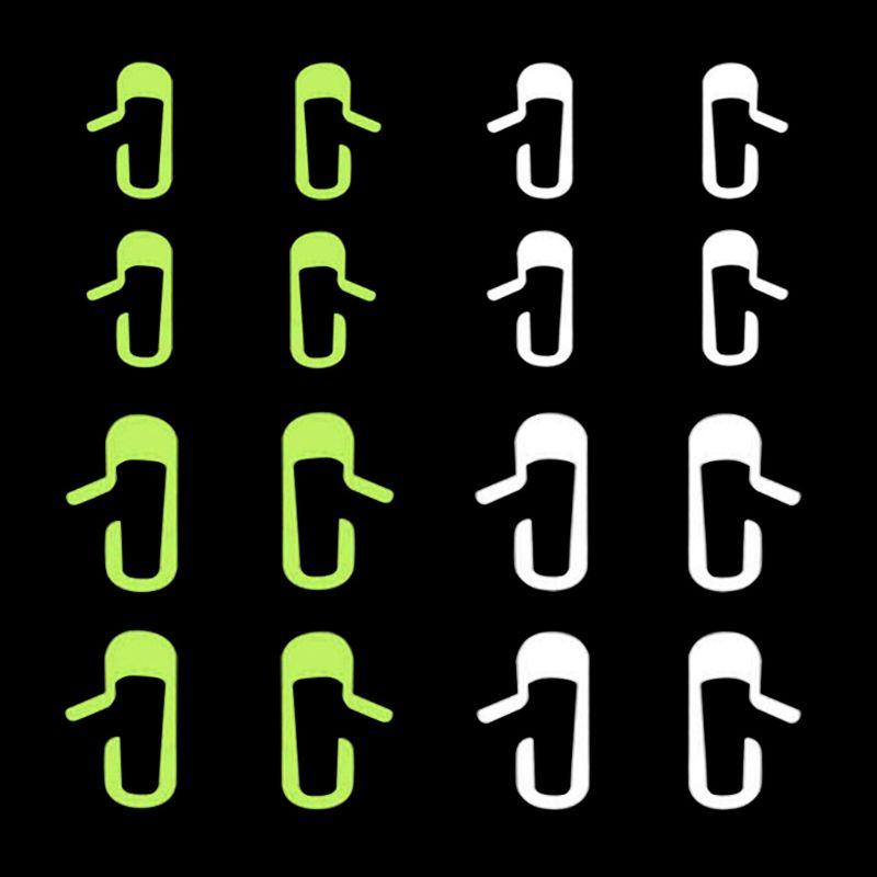 Étiquette de bouton d'ouverture lumineuse de porte