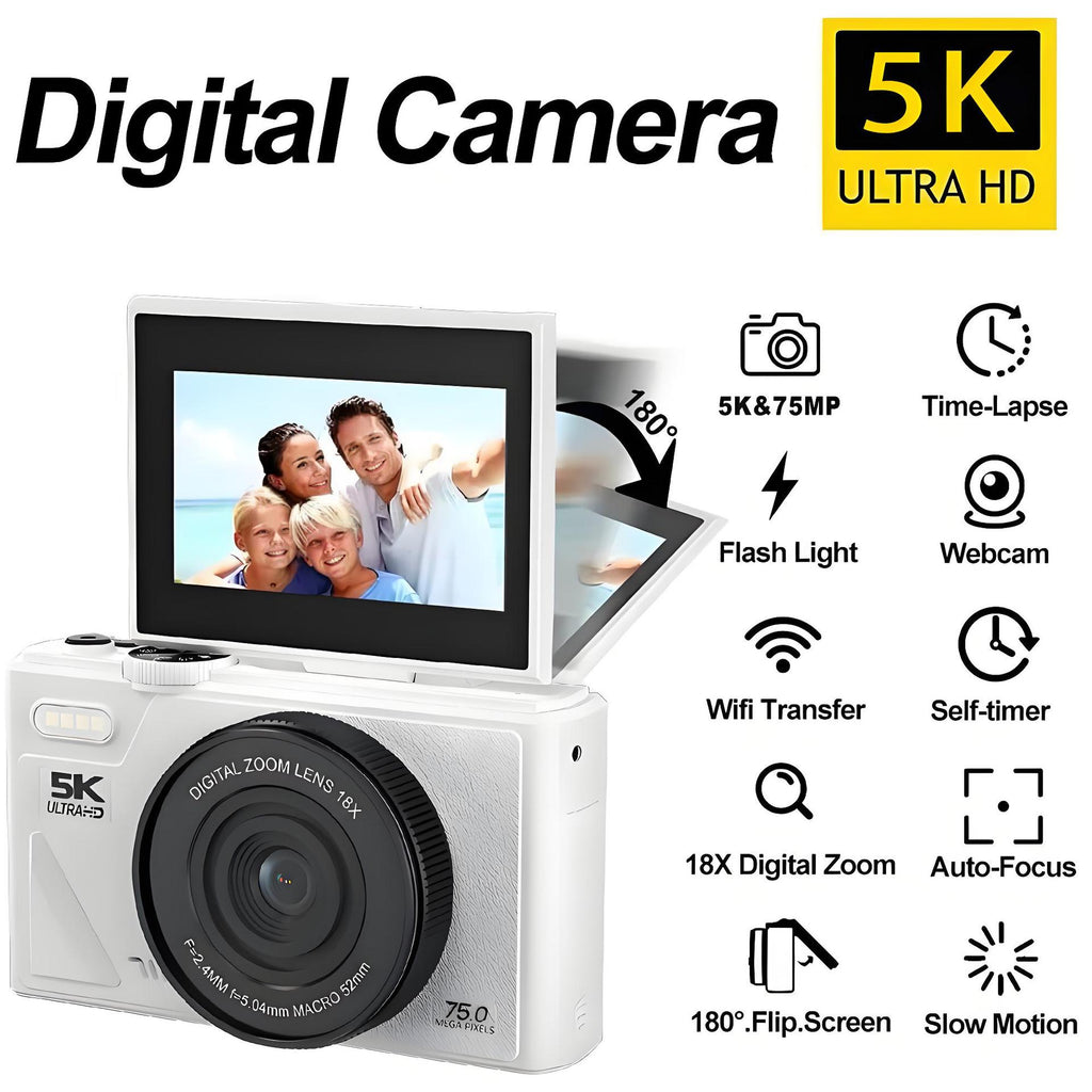Caméra CCD HD Caméra numérique avec transmission WiFi