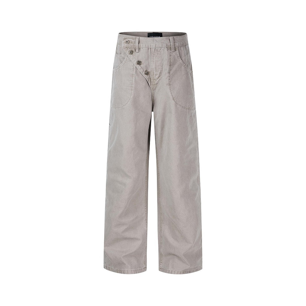 Hommes Lumberjack Droit Jambe Casual Style militaire pantalons de travail