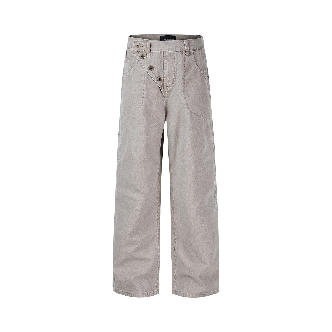 Hommes Lumberjack Droit Jambe Casual Style militaire pantalons de travail